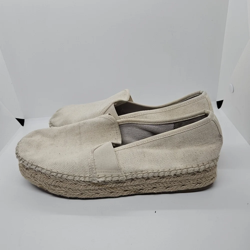 Circus by Sam Edelman Christina Platform Espadrilles beige size 9M